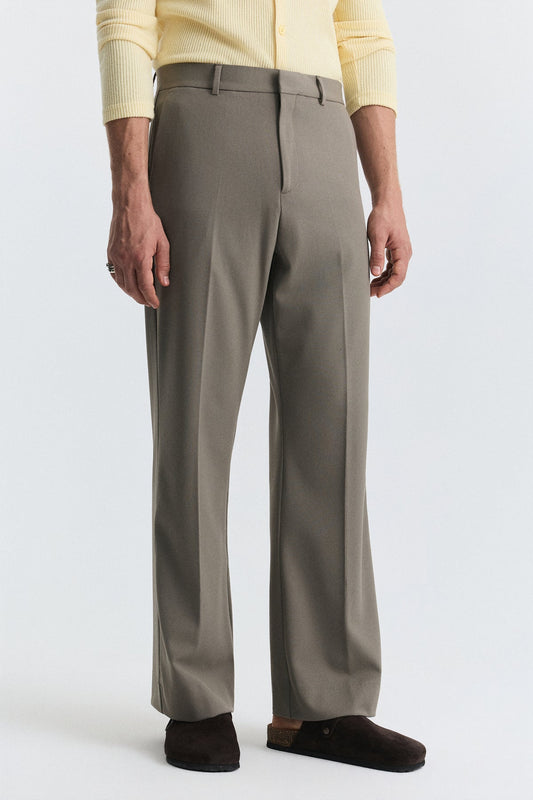 High-Waisted Relaxed-Fit Pants