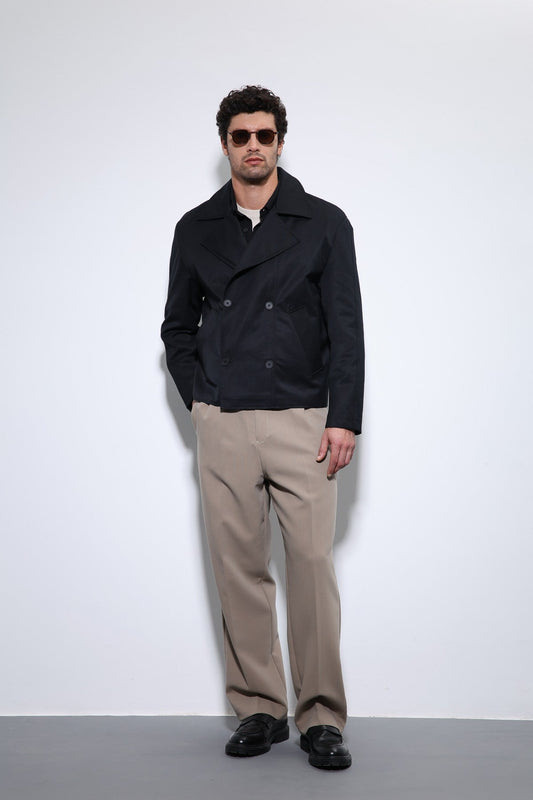 Antioch Crop Fit Men's Trench Coat