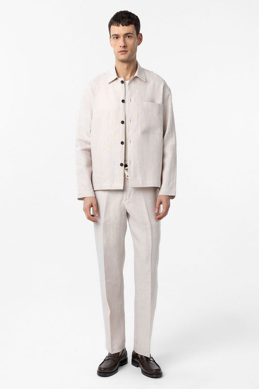 Antioch 100% Linen Relaxed-Fit Men's Lightweight Jacket