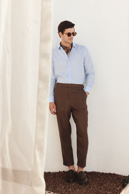 Antioch 100% Linen Comfort Fit Men's Shirt