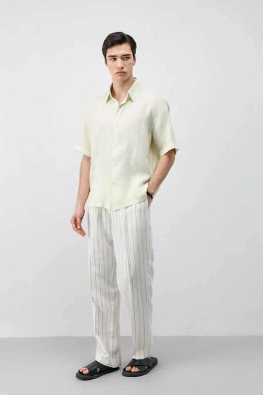 Antioch 100% Linen Relaxed-Fit Men's Shirt