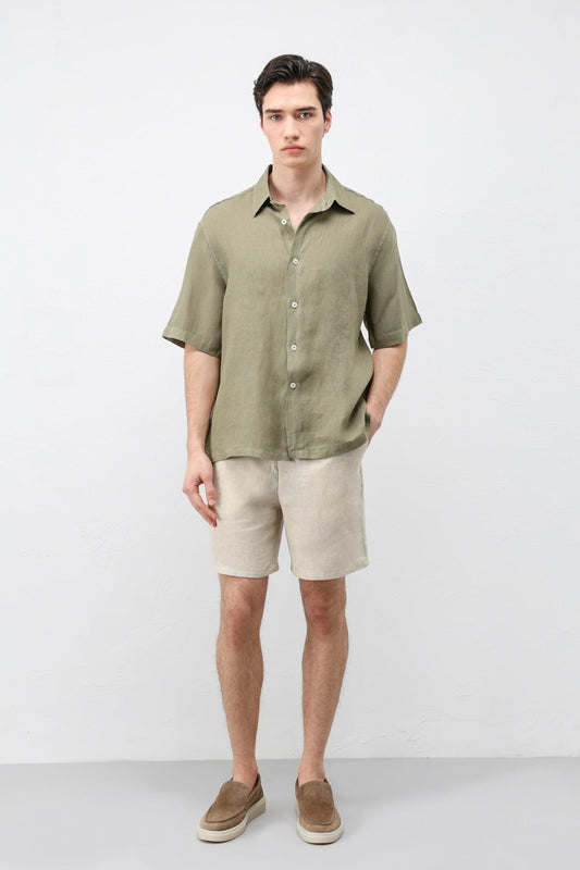 Antioch 100% Linen Relaxed-Fit Men's Shirt