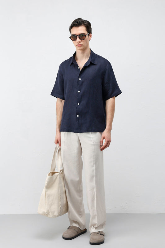 Antioch 100% Linen Relaxed-Fit Men's Shirt