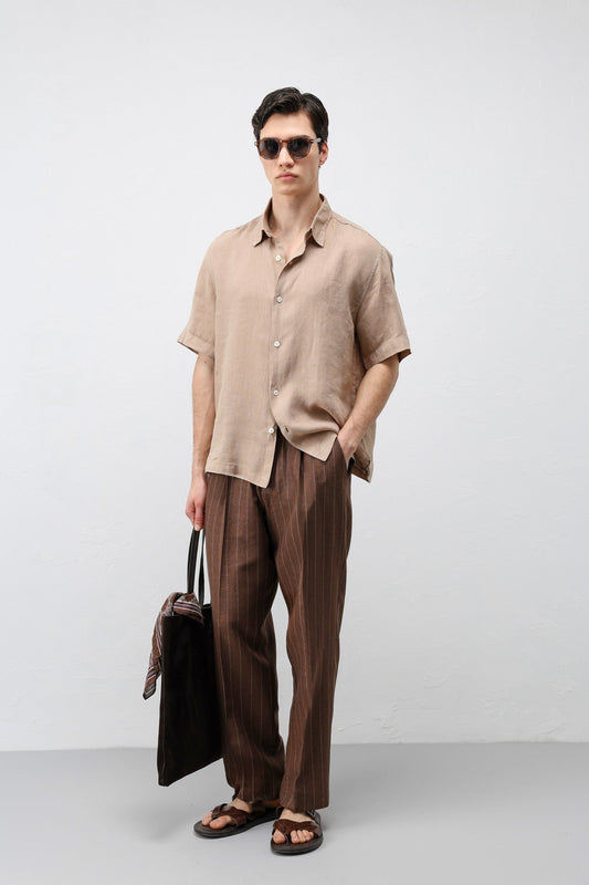 Antioch 100% Linen Relaxed-Fit Men's Shirt