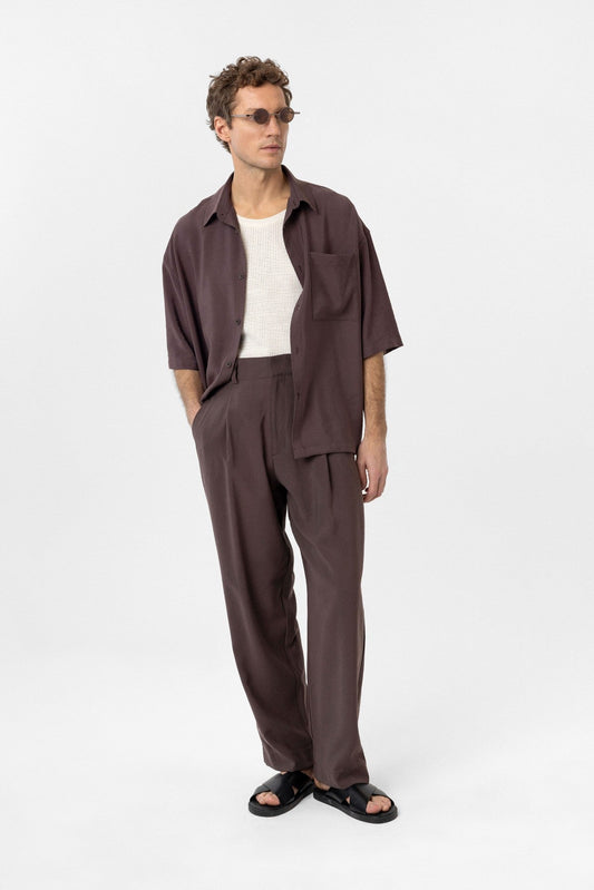 Antioch Pleated Baggy-Fit Men's Pants