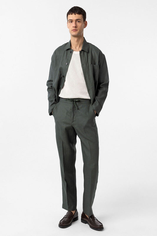 Antioch 100% Linen High-Waisted Men's Pants