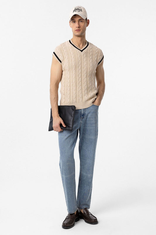 Antioch 100% Cotton Knit Men's Vest