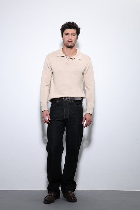 Antioch Polo Neck Basic Men's Sweater