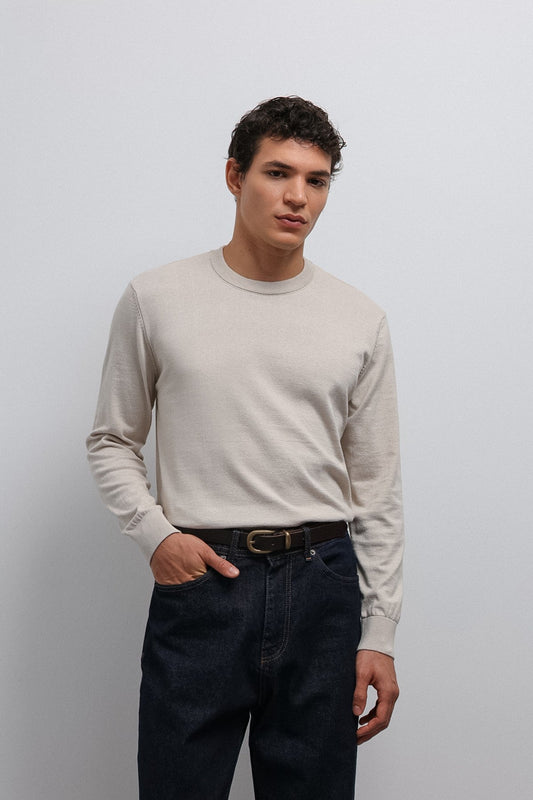 Antioch Soft-Textured Basic Men's Sweater