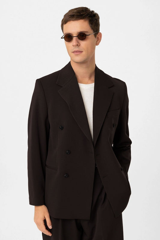 Antioch Relax Fit Double-Breasted Men's Blazer