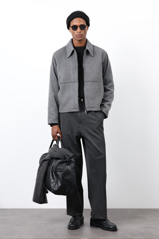 Antioch Regular Fit Textured Men's Jacket