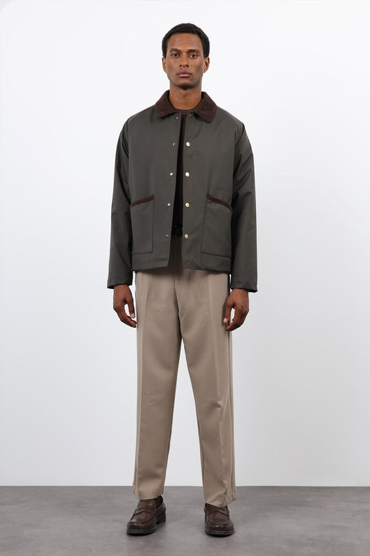 Antioch Contrast Collar Men's Jacket