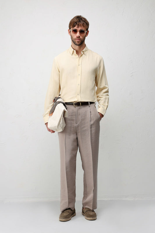 Antioch Linen-Blend Relaxed-Fit Men's Shirt