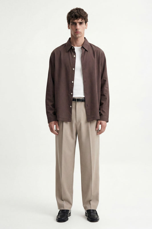 Antioch Relaxed-Fit Striped Men's Shirt