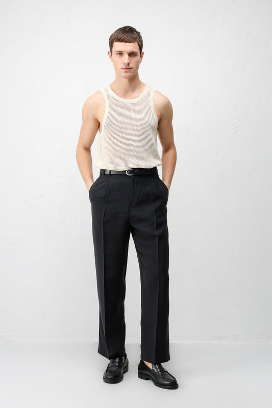 Antioch Lyocell Relaxed-Fit Pleated Men's Pants