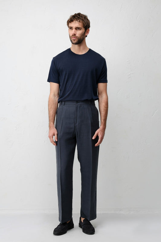 Antioch Lyocell Relaxed-Fit Pleated Men's Pants