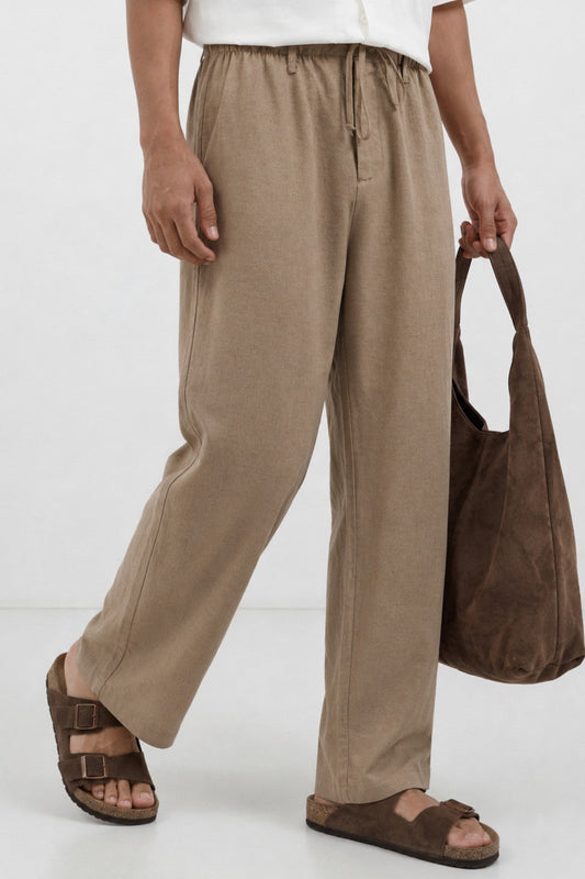 Antioch Linen-Blend Relaxed-Fit Men's Pants