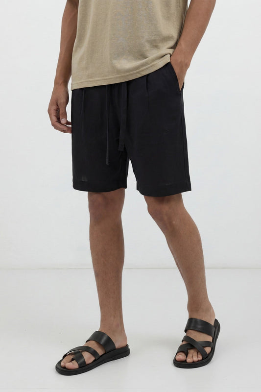 Antioch Linen-Blend Bermuda Shorts for Men