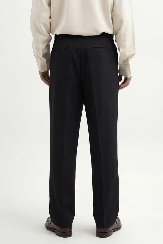 Pleated Relaxed-Fit Men's Pants