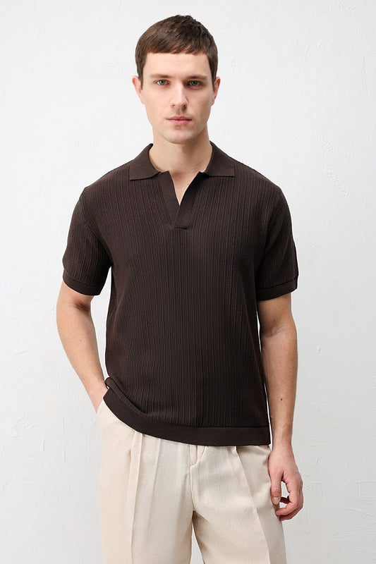 Antioch Premium Textured Men's Knit T-Shirt