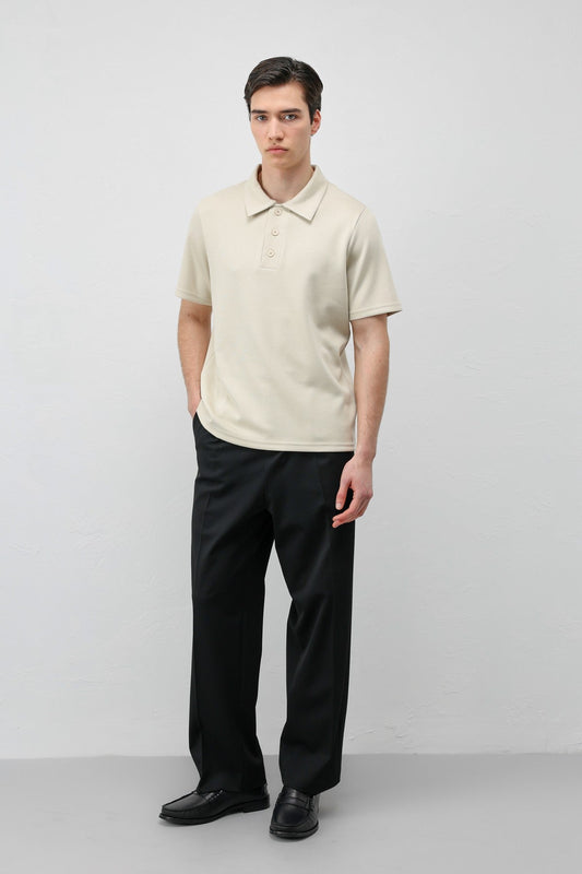 Antioch Basic Polo-Neck Men's T-Shirt