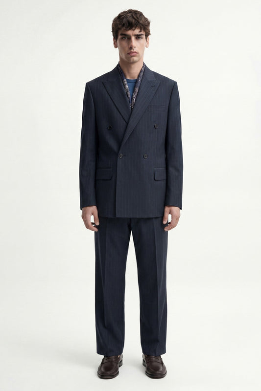 Antioch Cross-Striped Men's Suit