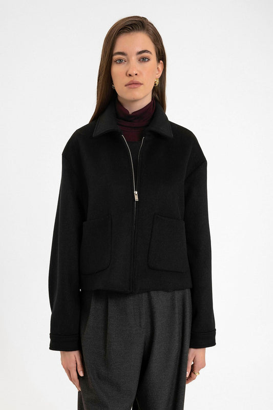 Antioch Women's Short Jacket with Wool Blend