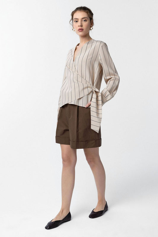Antioch Draped Kimono Women's Blouse