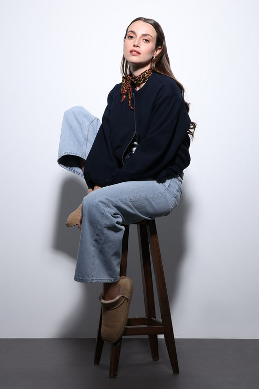 Antioch Women's Elastic-Waist Crop Jacket