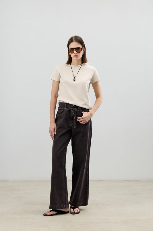 Antioch Tied-Waist Wide-Leg Women's Jeans