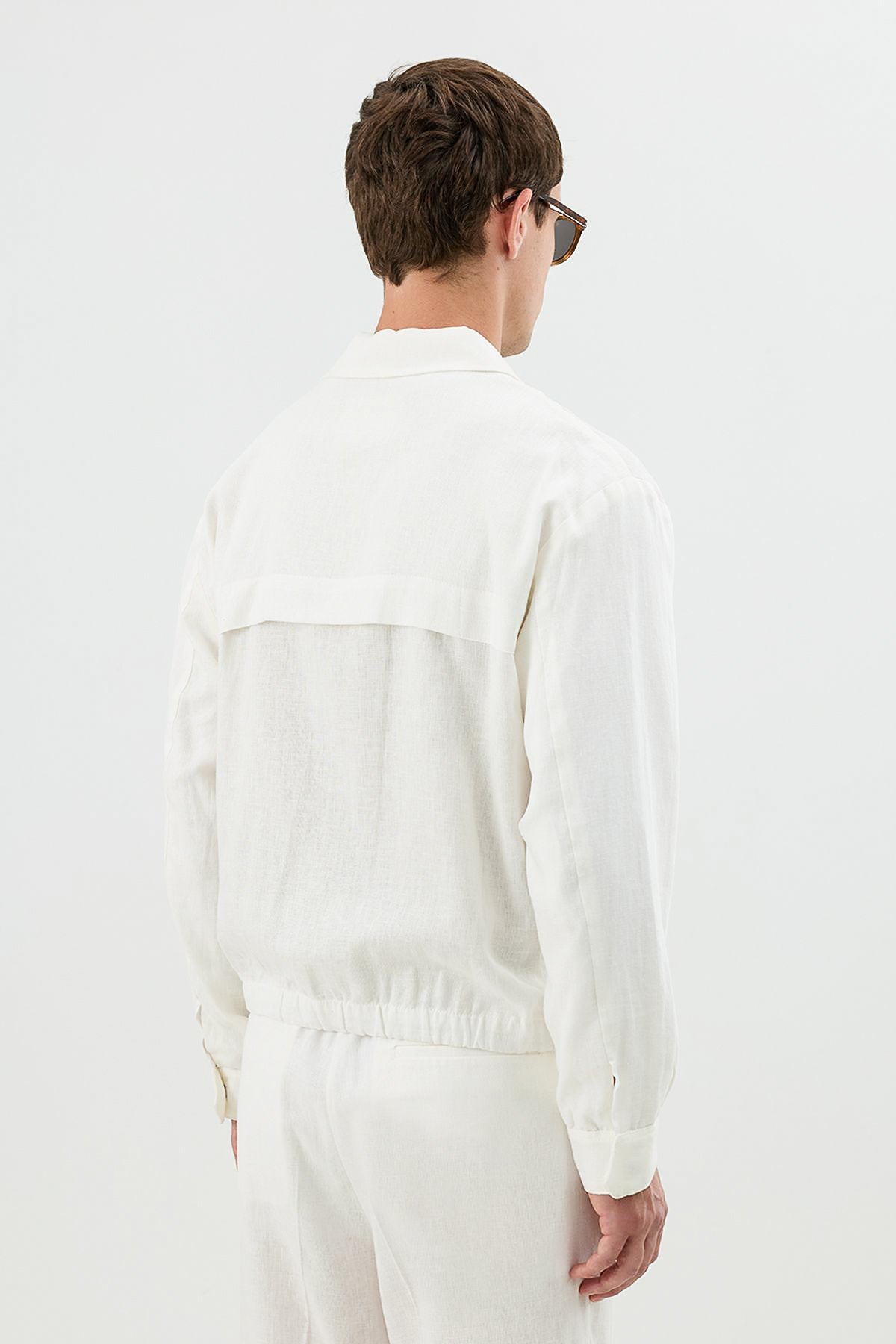 Linen-Blend Summer Jacket