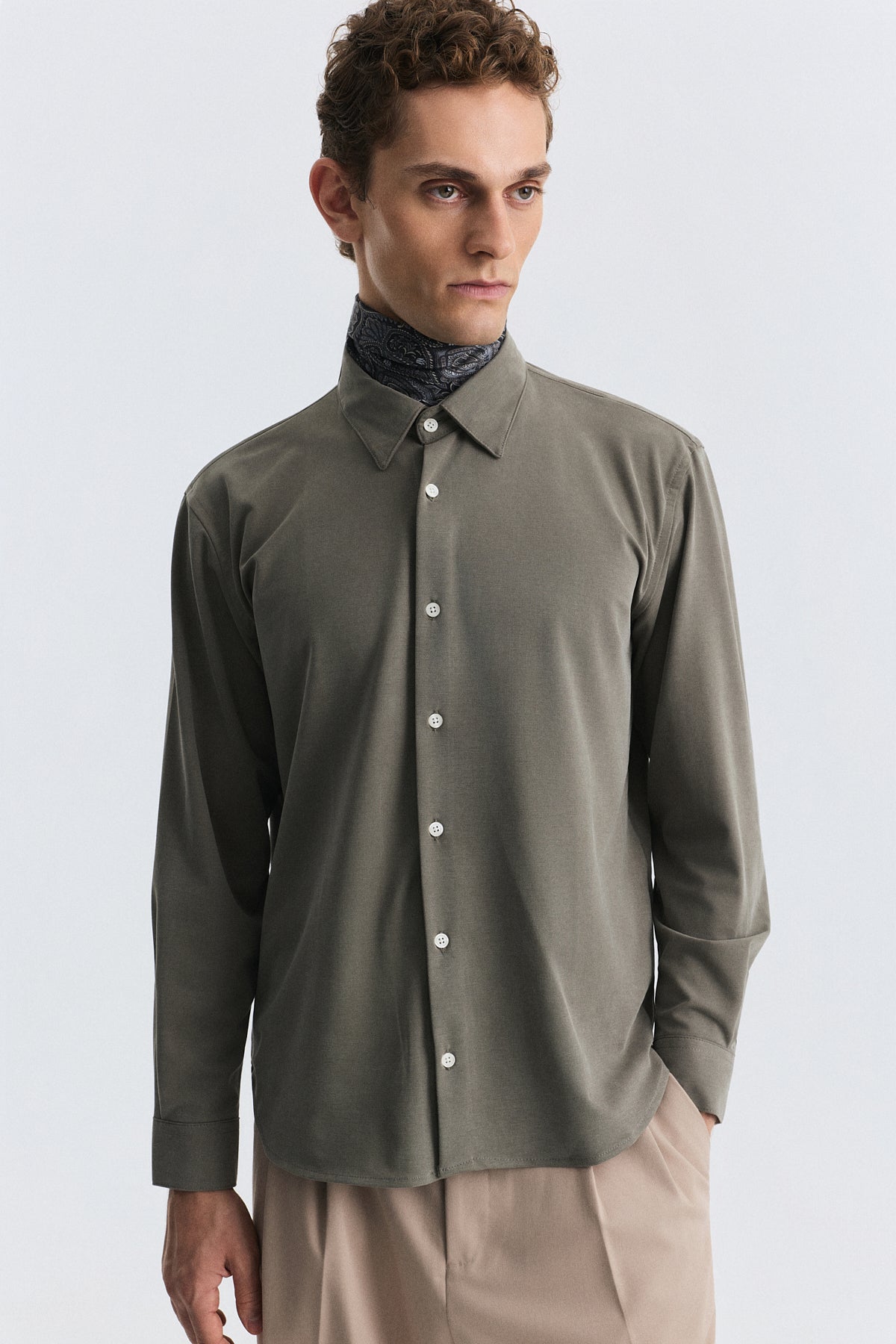 Relaxed-Fit Shirt with Lyocell Blend