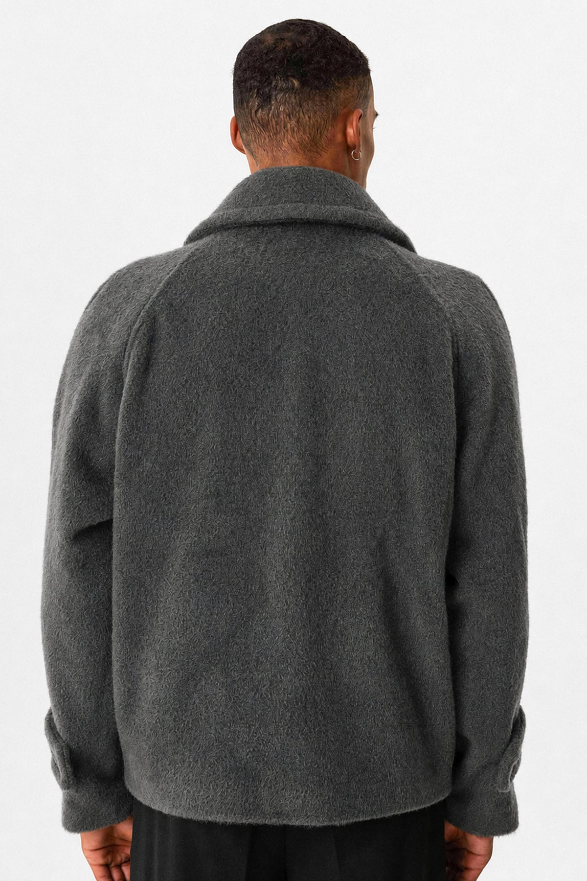 Men's Double-Breasted Crop-Fit Jacket