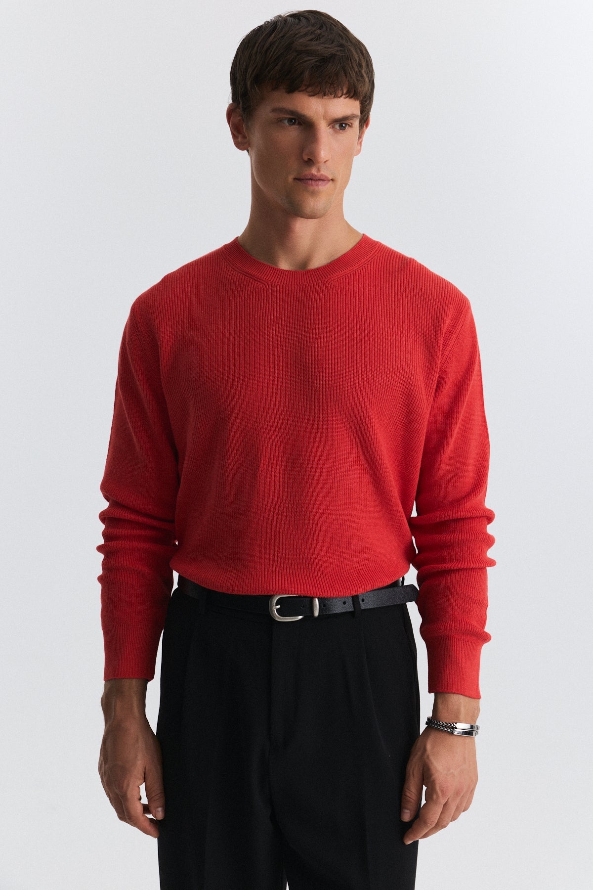Textured Men's Sweater