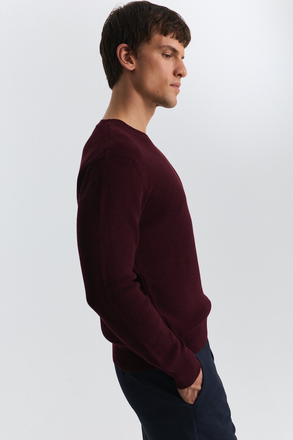 Textured Men's Sweater