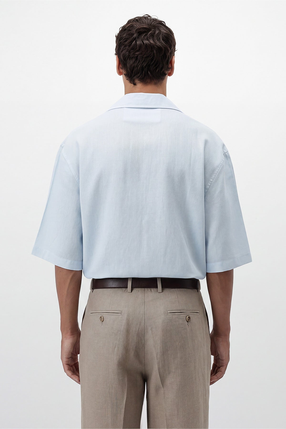 Striped Linen-Blend Shirt