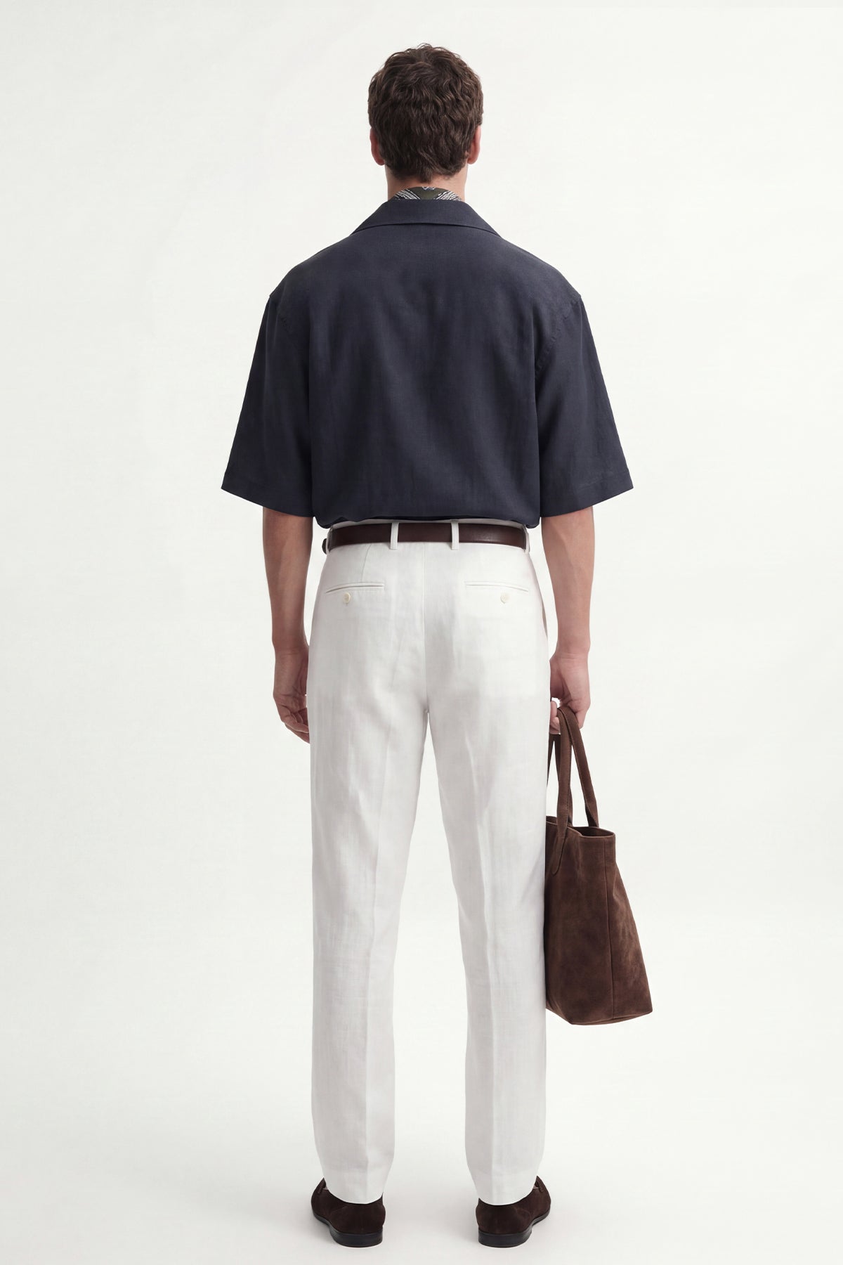 Striped Linen-Blend Shirt