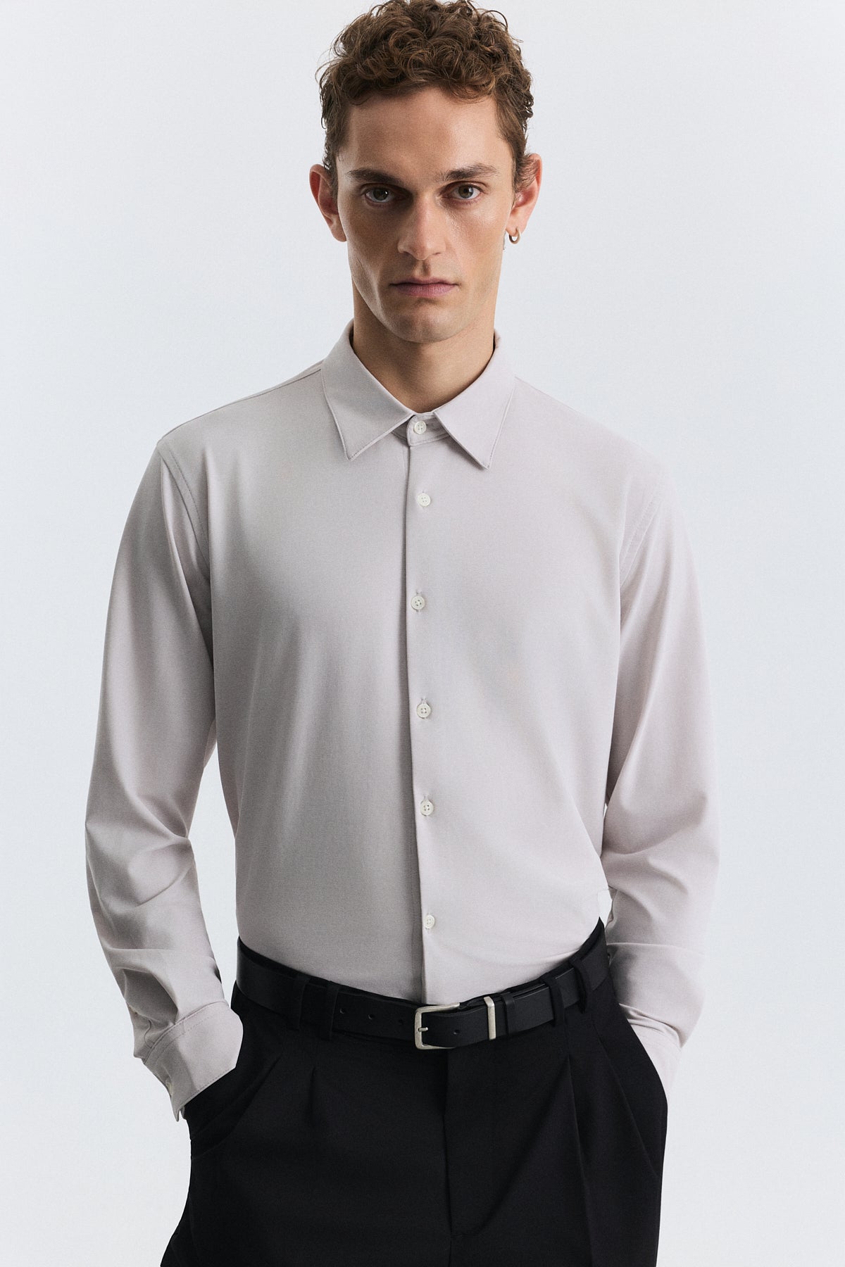 Relaxed-Fit Shirt with Lyocell Blend