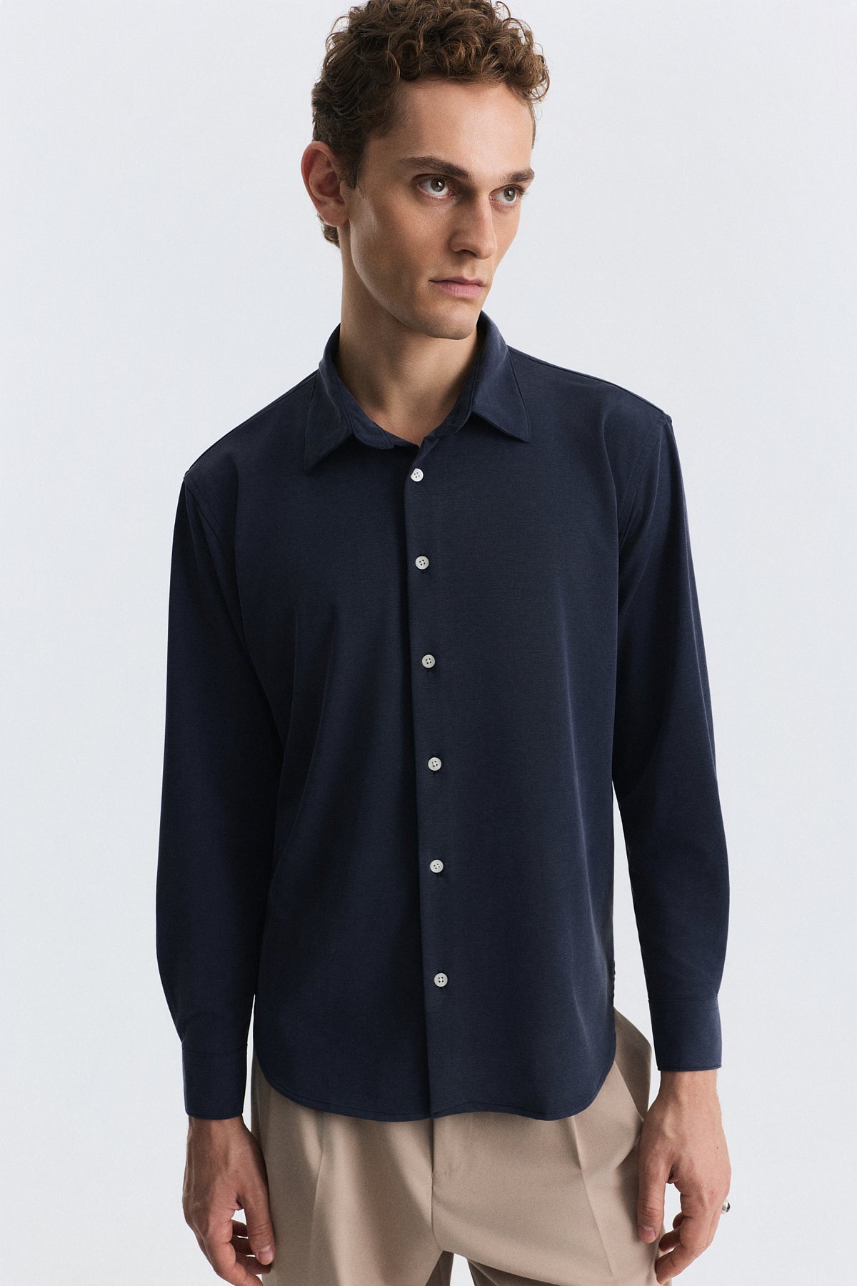 Relaxed-Fit Shirt with Lyocell Blend