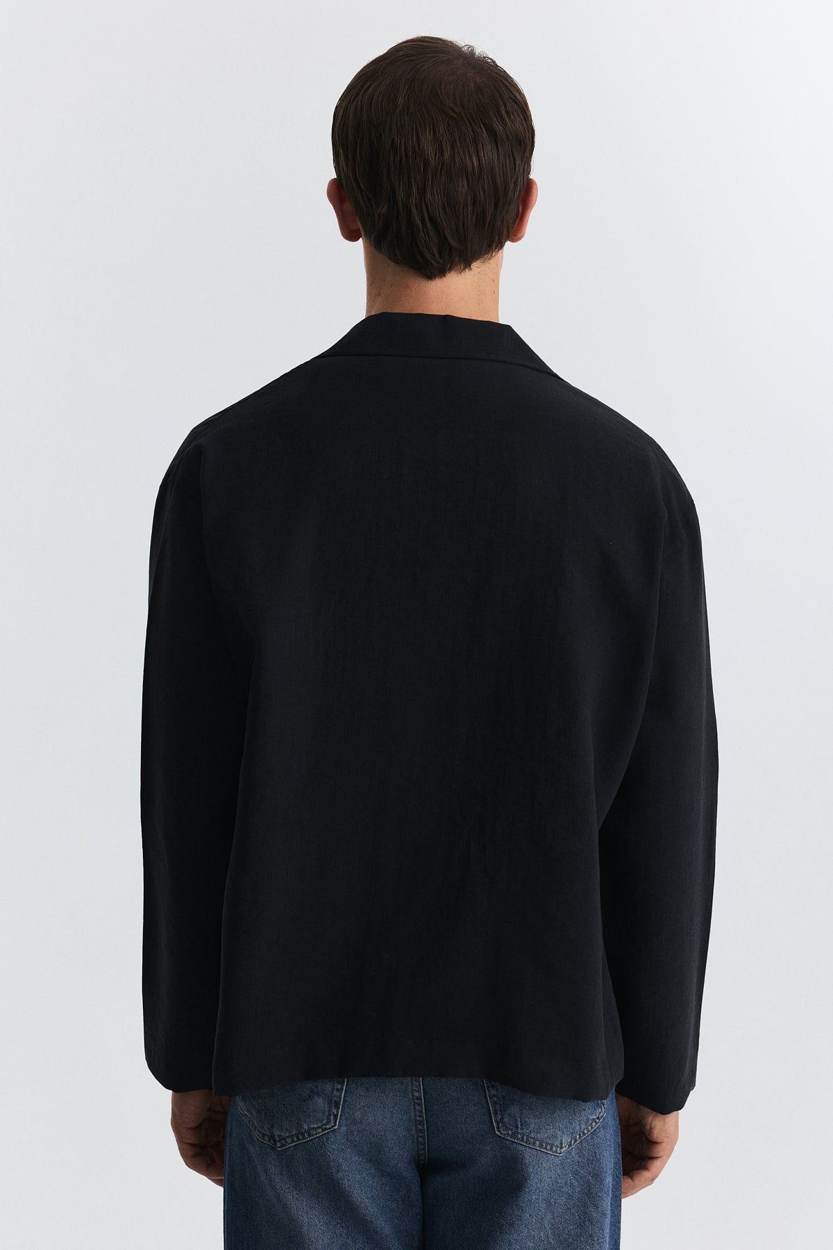 Lyocell Shirt with Metal Hooks