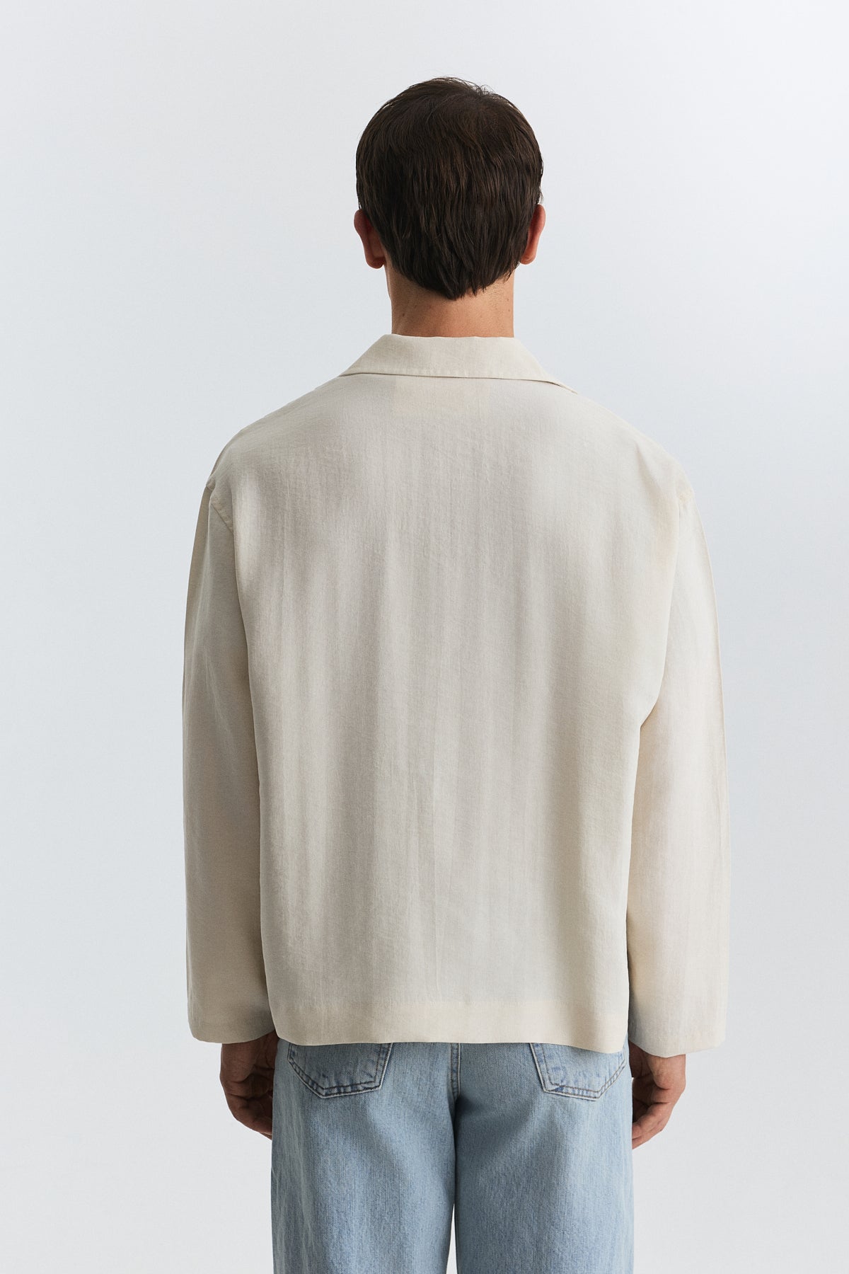 Lyocell Shirt with Metal Hooks