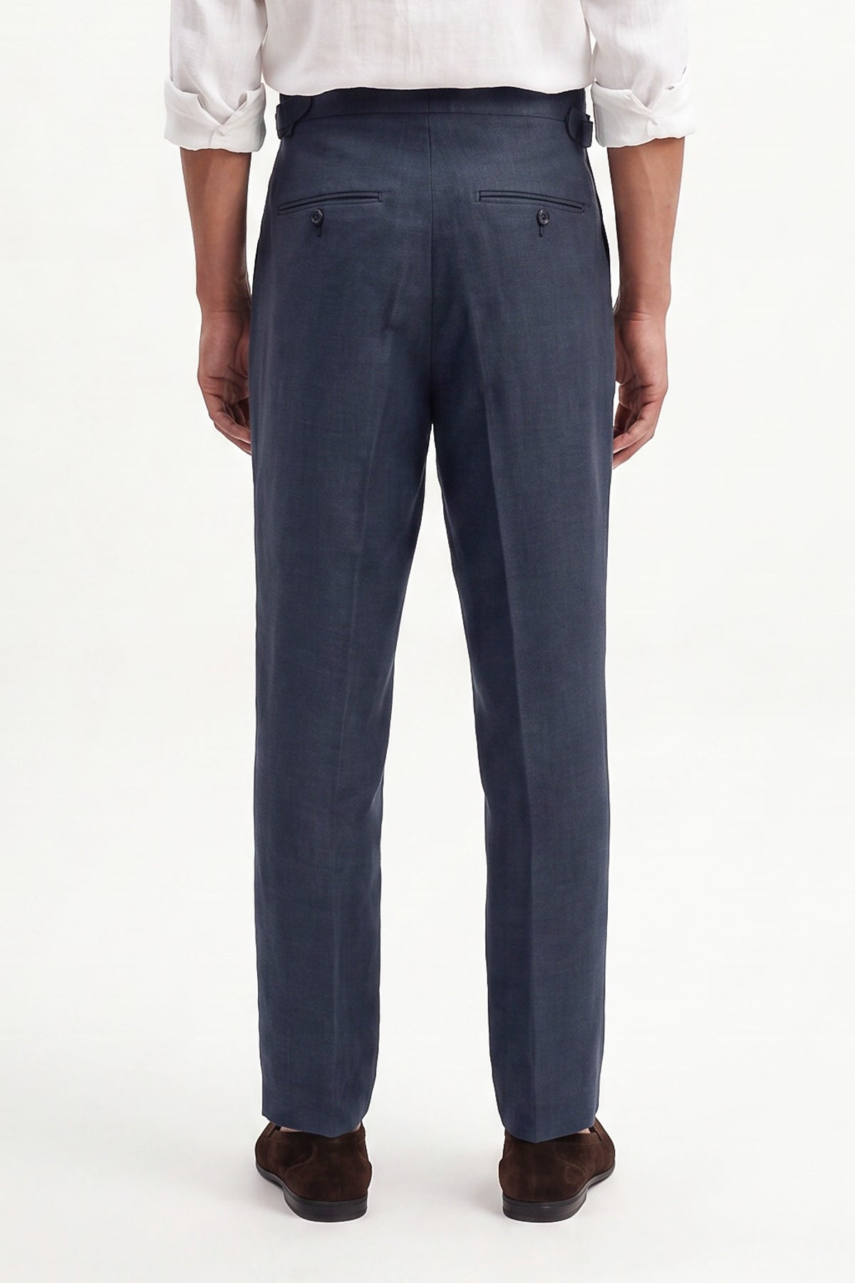 100% Linen Double-Pleated Pants