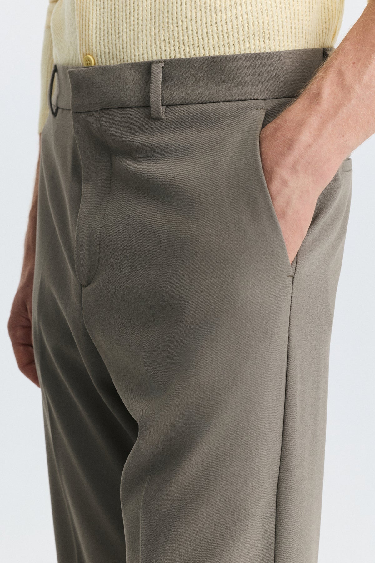 High-Waisted Relaxed-Fit Pants