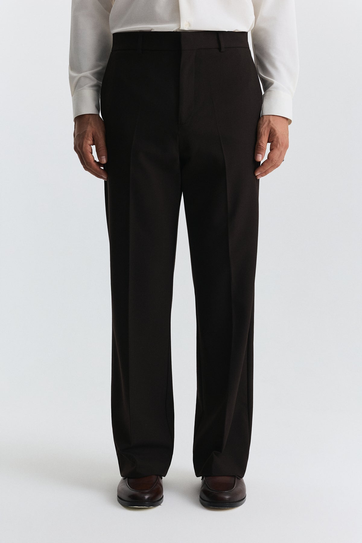 High-Waisted Relaxed-Fit Pants