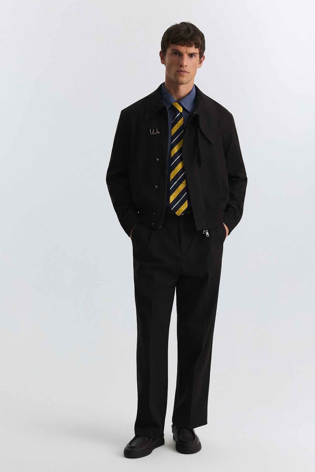 Asymmetrical Collar Jacket