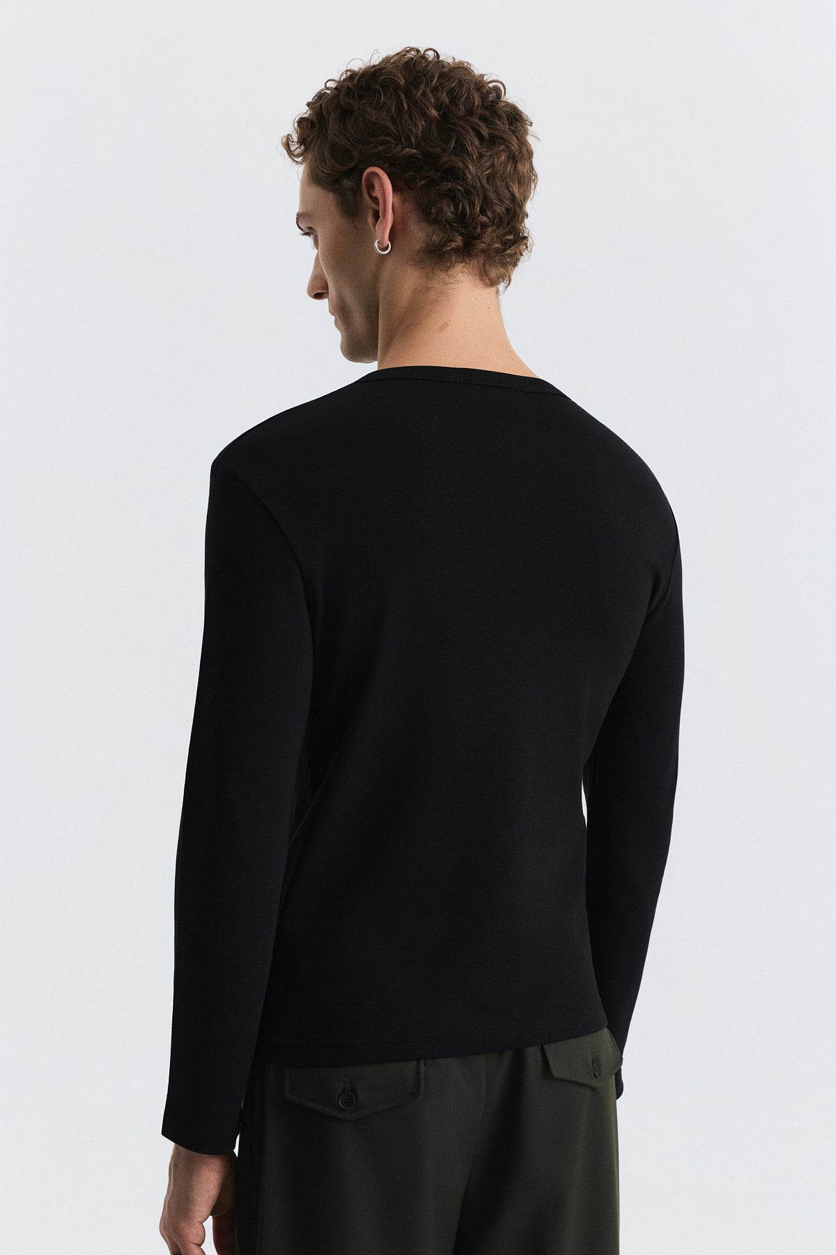 Cotton Long-Sleeve T-Shirt