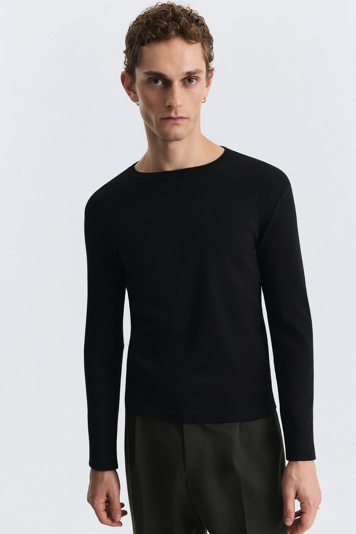 Cotton Long-Sleeve T-Shirt