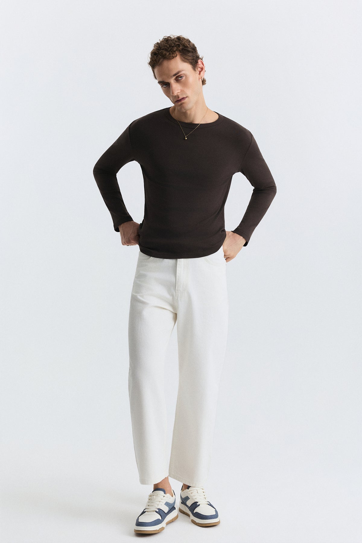 Cotton Long-Sleeve T-Shirt