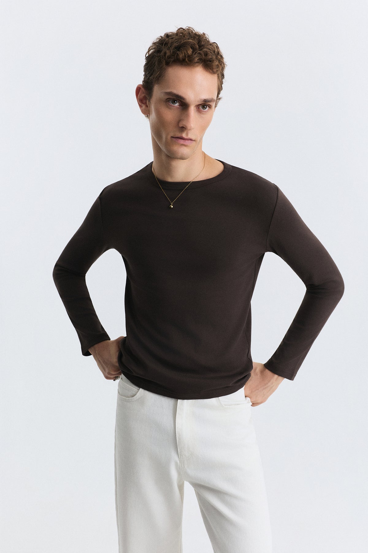 Cotton Long-Sleeve T-Shirt