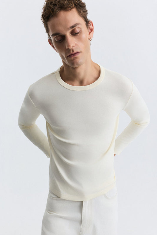 Cotton Long-Sleeve T-Shirt